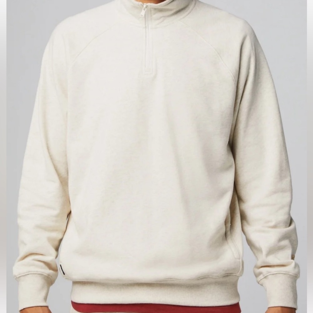 Men’s fabletics year round French Terry 1/4 zip